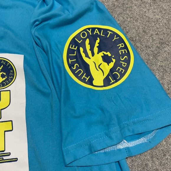 WWE John Cena Hustle Loyalty Respect Wrestling Logo T-Shirt Mens M medium - Picture 8 of 13